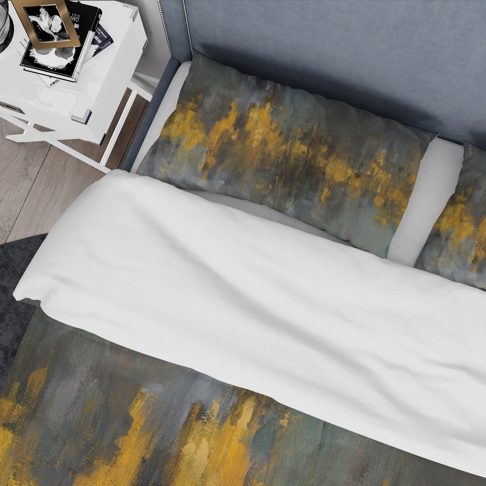 Black and Gold Glam Abstract - Glam Duvet Cover Set