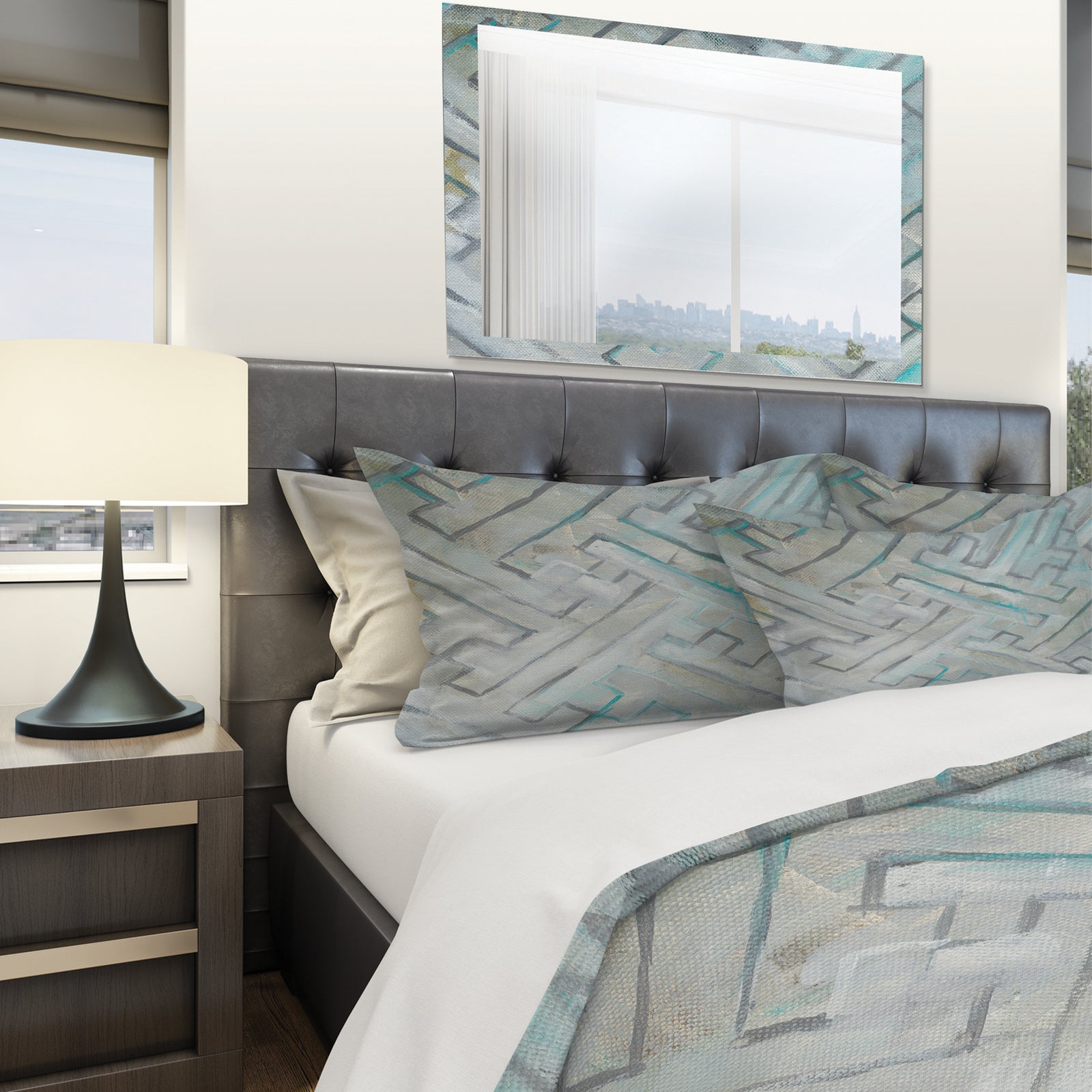 Lost in Geometric Element - Geometric Duvet Cover Set