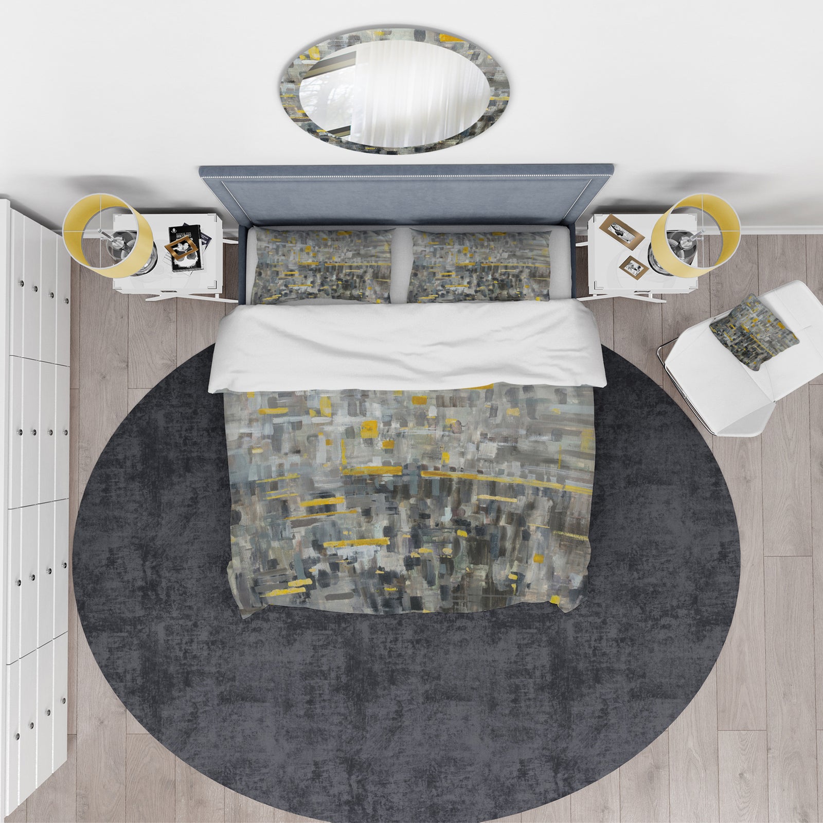 Glam Gold Reflection - Glam Duvet Cover Set