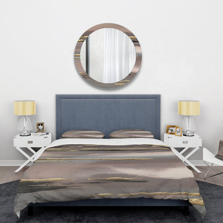 Glamorous Morning Fog I - Glam Duvet Cover Set