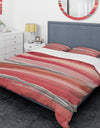 Metallic Glam on Red - Glam Duvet Cover Set