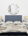 Neutral Oval Grey Stones II - Glam Duvet Cover Set