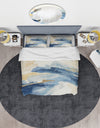 Metallic Gold Indigo II - Glam Duvet Cover Set