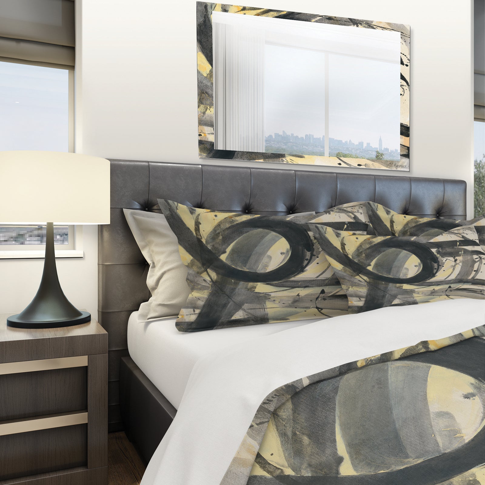 Minimalistic Roller IV - Geometric Duvet Cover Set