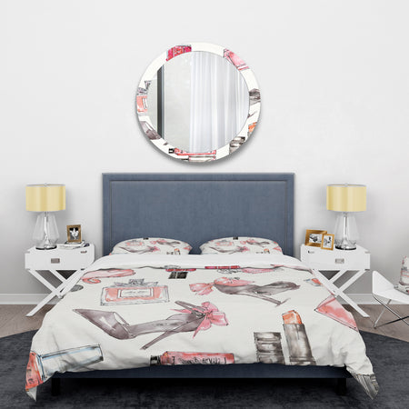 Glam Chic Accents Pattern I - Glam/Teenage Duvet Cover Set
