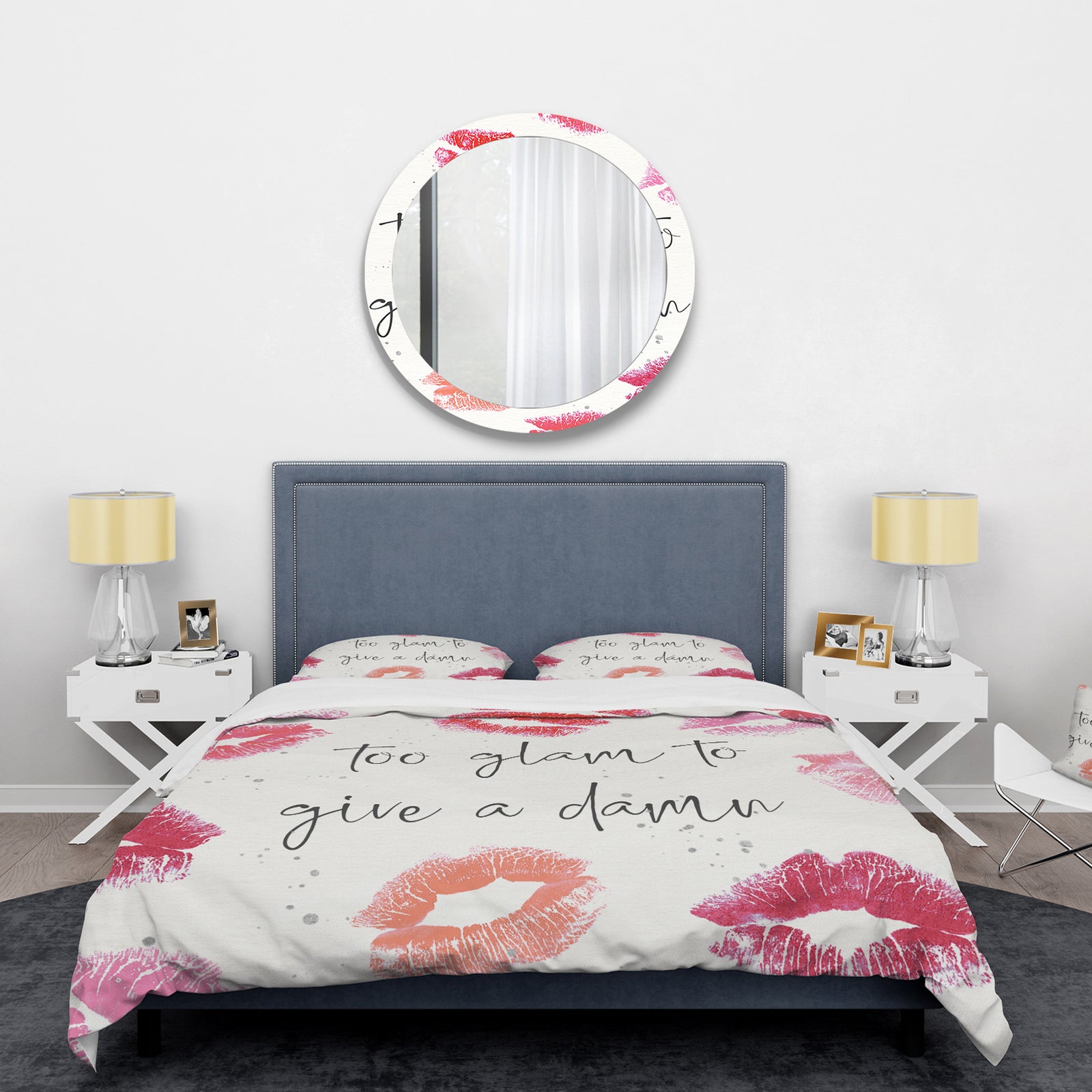 Glam Chic Accents VII - Glam/Teenage Duvet Cover Set