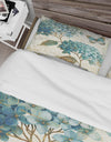 butterfly Blue Garden I - Cottage Duvet Cover Set