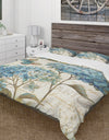 butterfly Blue Garden II - Cottage Duvet Cover Set