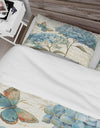 butterfly Blue Garden II - Cottage Duvet Cover Set