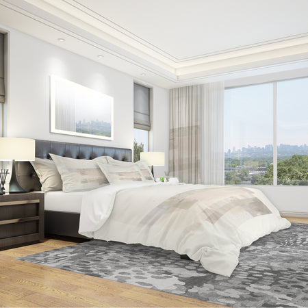 Geometric Neutral Form I - Geometric Duvet Cover Set