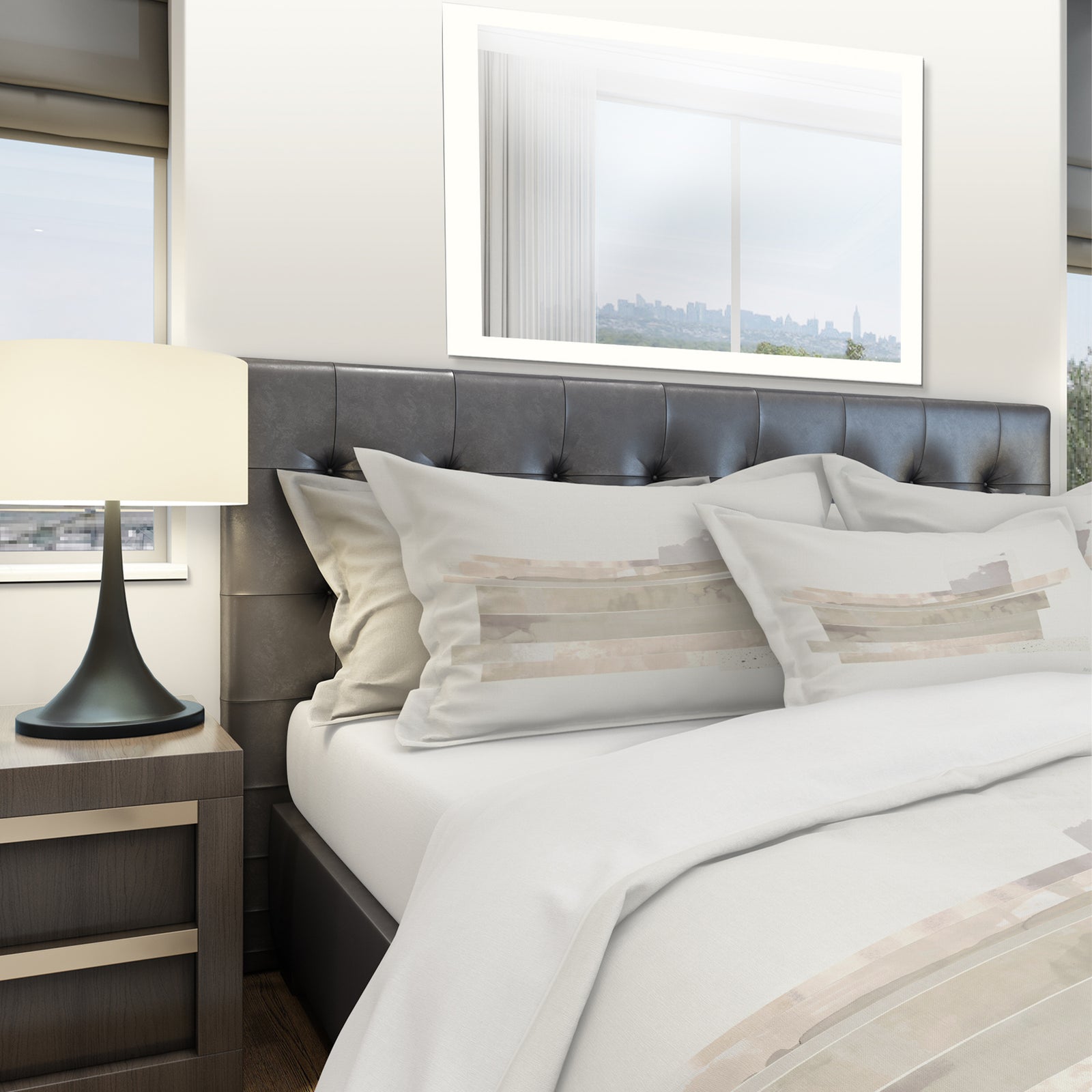 Geometric Neutral Form II - Geometric Duvet Cover Set