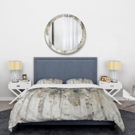 The Modern Grey Forest IV - Glam Duvet Cover Set