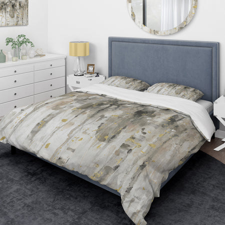 The Modern Grey Forest IV - Glam Duvet Cover Set