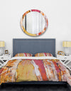 Orange Glam Natural Wood - Glam Duvet Cover Set