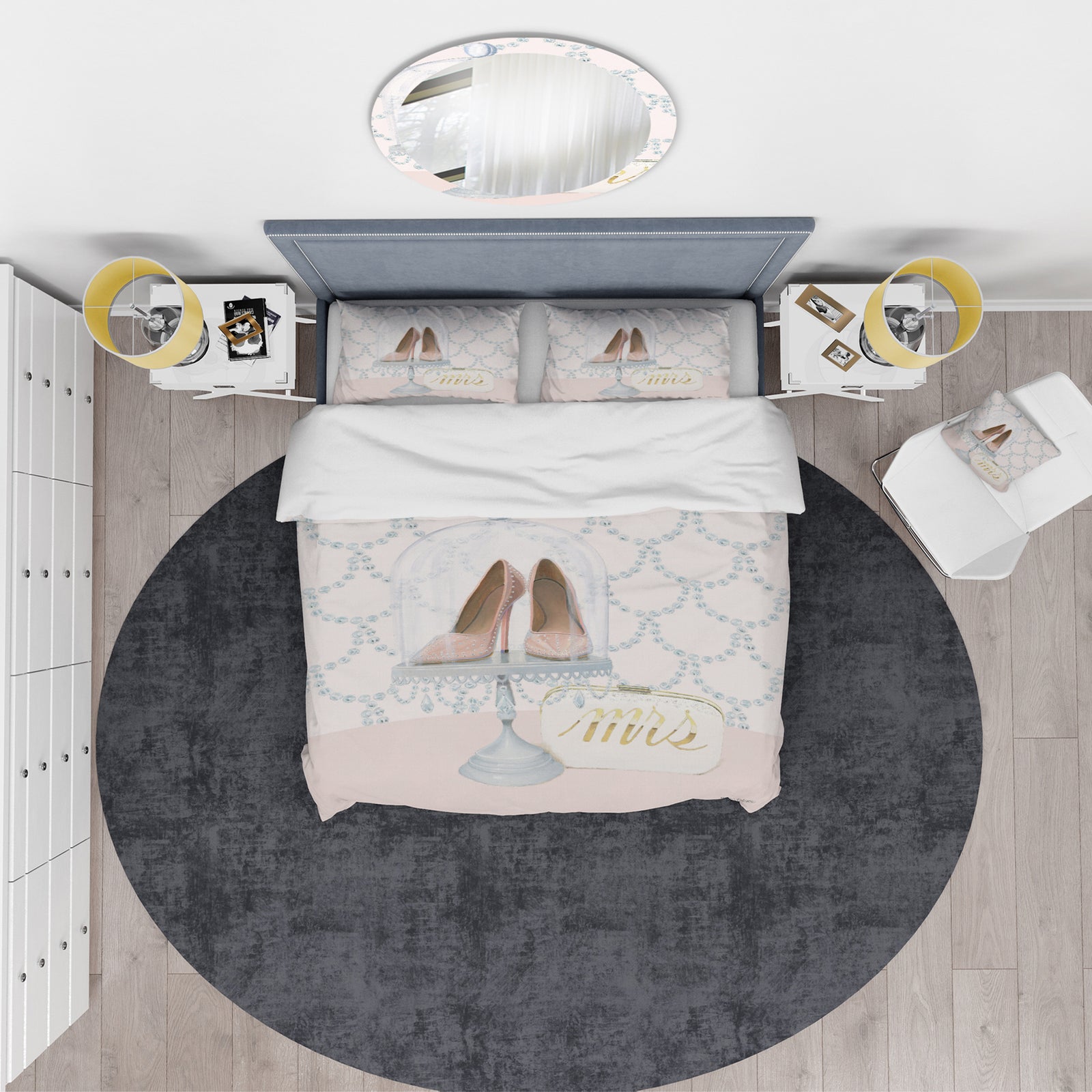 Fashion and Glam Shoes I - Glam Duvet Cover Set
