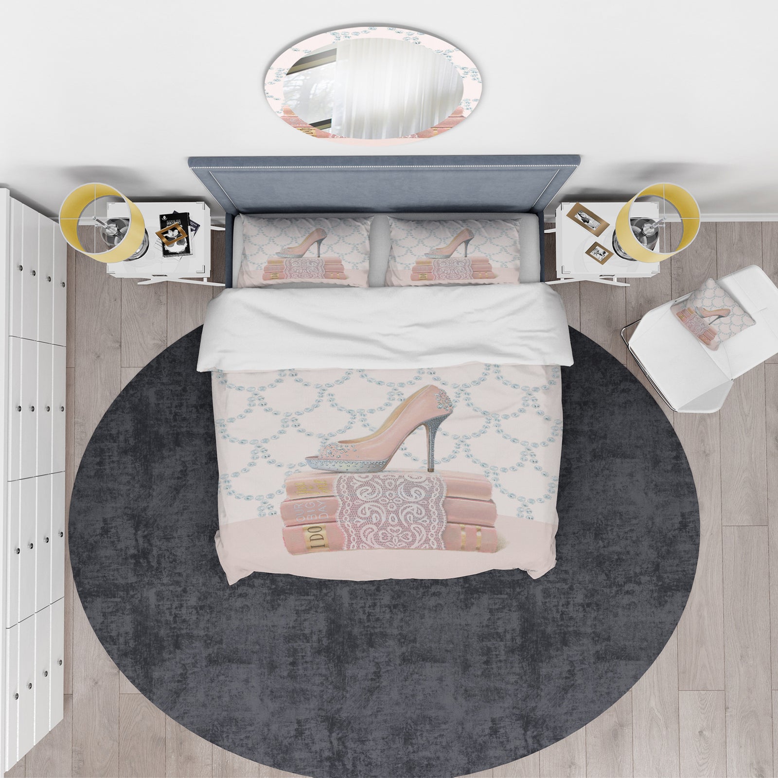 Fashion and Glam Shoes II - Glam Duvet Cover Set