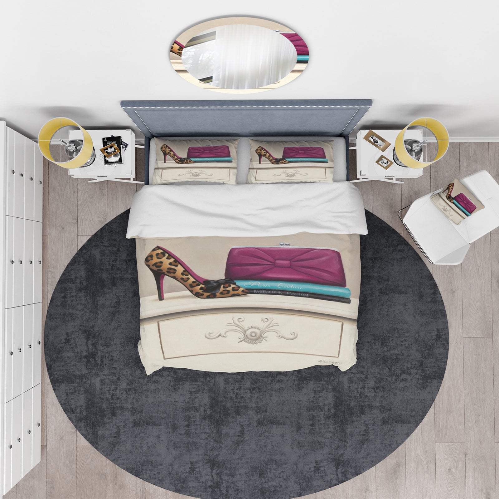 Fashion & Glam Avenue high heels I - Glam Duvet Cover Set