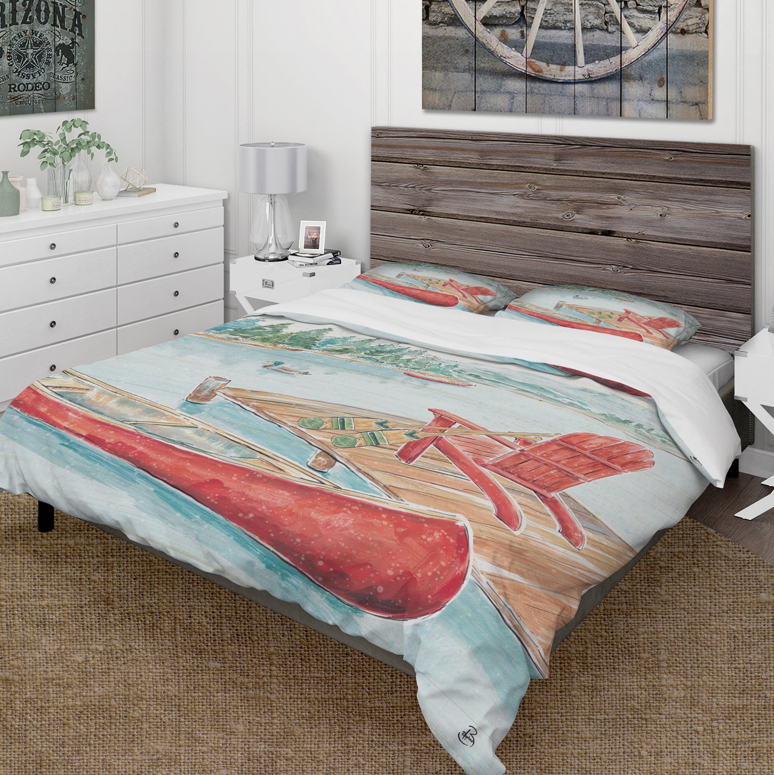 Lake Moments IV - Cottage Duvet Cover Set