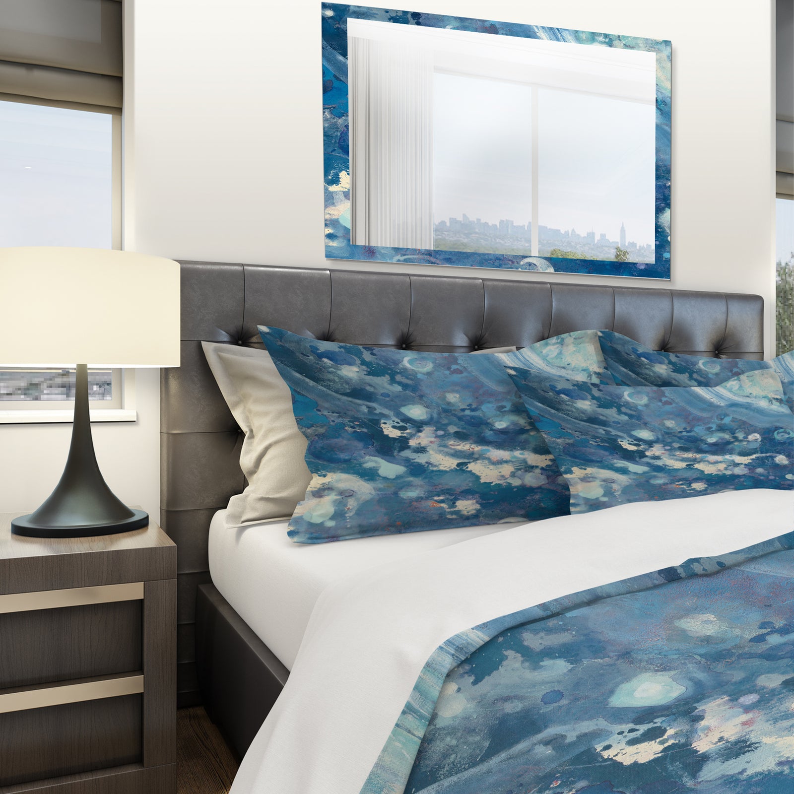 Water III - Geometric Duvet Cover Set