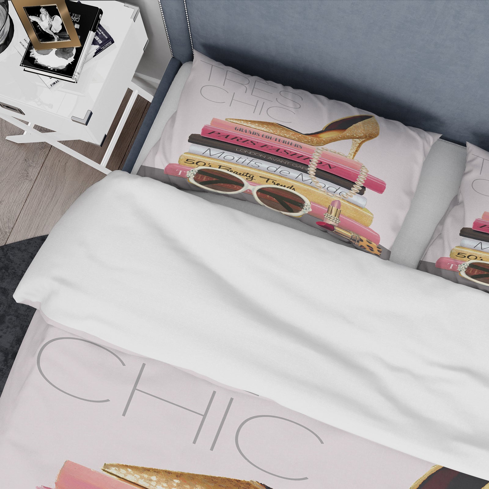 Paris Style II Gold and Black Tres Chic - Glam Duvet Cover Set