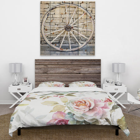 Beautiful Bird Romance II - Cottage Duvet Cover Set