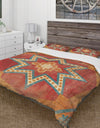 Moroccan Orange Tiles Collage I - Cottage Duvet Cover Set