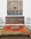 Moroccan Orange Tiles Collage II - Cottage Duvet Cover Set