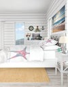 Pink Starfish Ocean Life - Coastal Duvet Cover Set