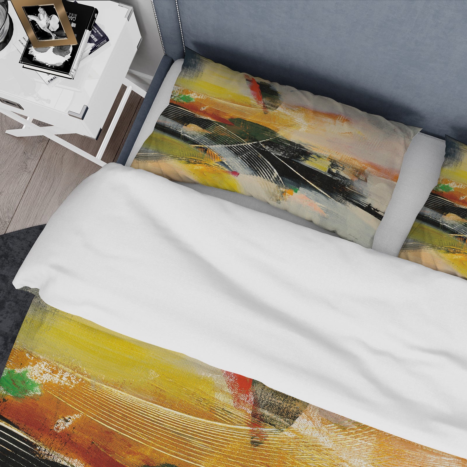 End of the Orange Rainbow I - Glam Duvet Cover Set