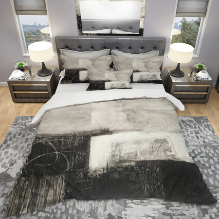 A Geometric Day II - Geometric Duvet Cover Set