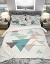 Geometric hexagons Pattern V - Geometric Duvet Cover Set