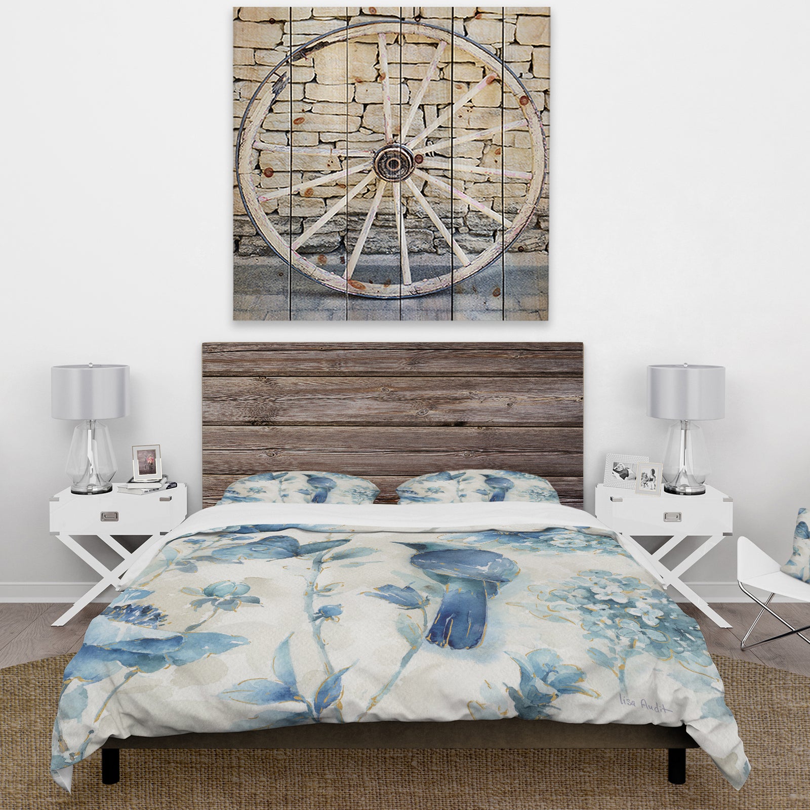 Indigold Bird Cottage Family I - Cottage Duvet Cover Set