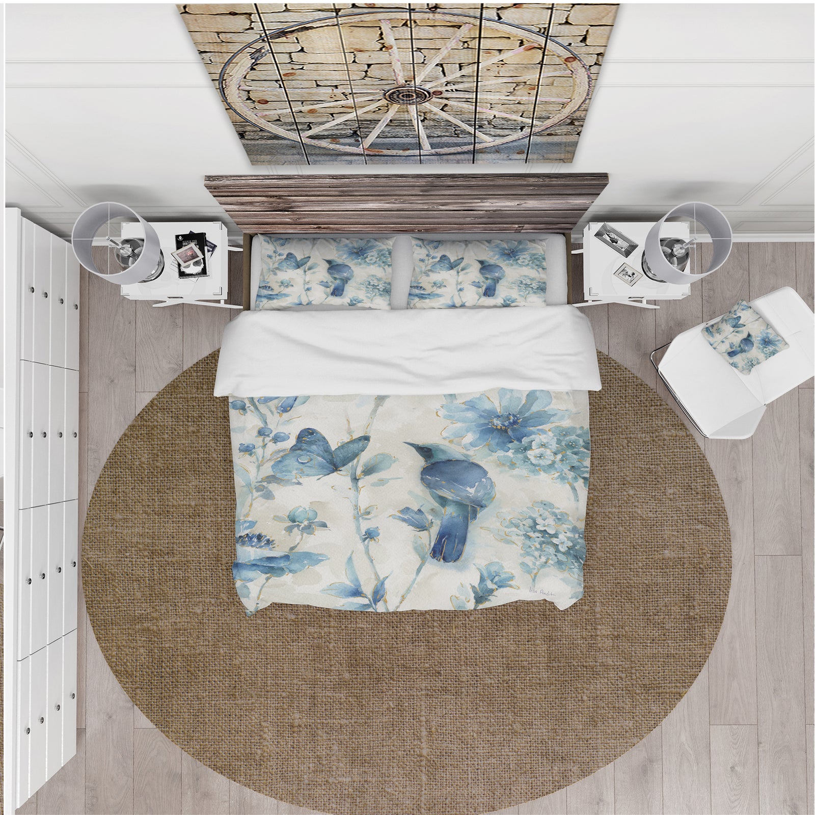 Indigold Bird Cottage Family I - Cottage Duvet Cover Set