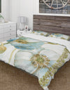 My Greenhouse Cottage Flowers III - Cottage Duvet Cover Set