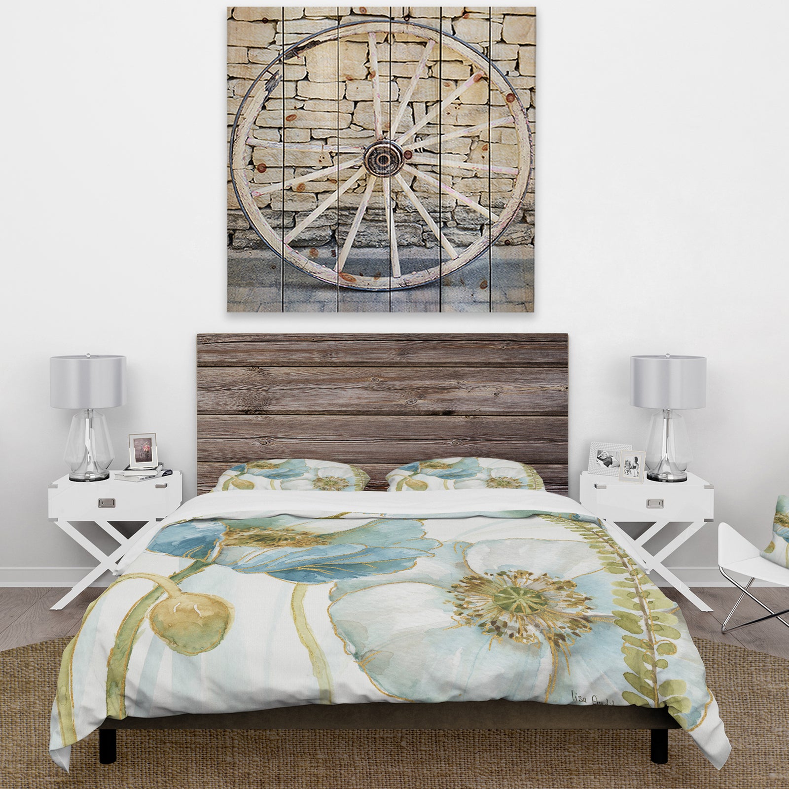 My Greenhouse Cottage Flowers III - Cottage Duvet Cover Set
