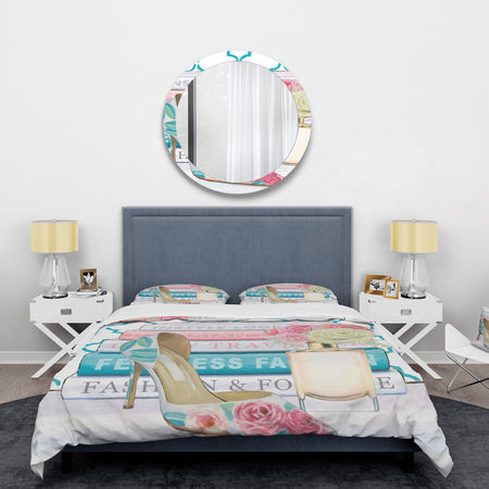 Pink Fashion high heels II - Glam Duvet Cover Set
