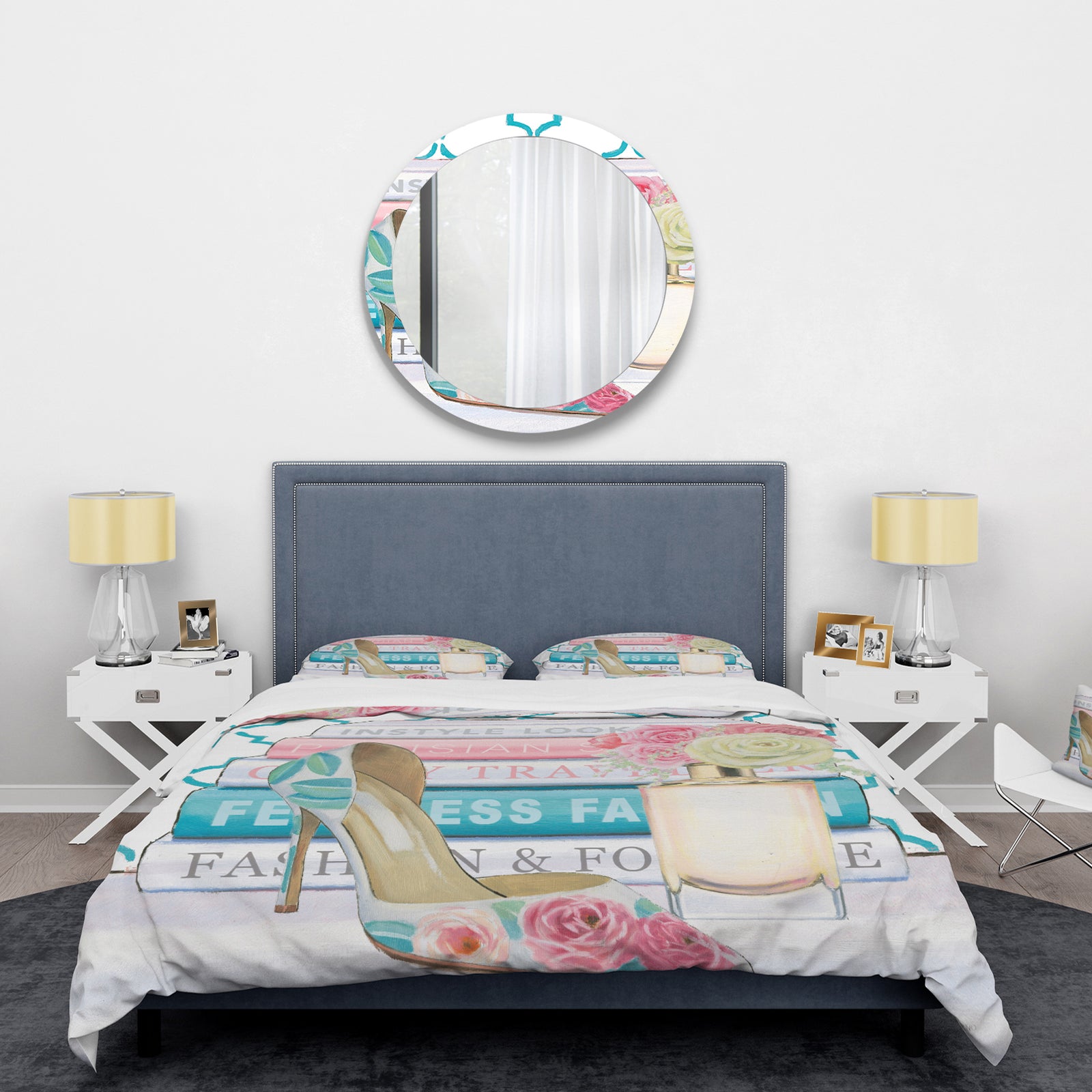 Pink Fashion high heels II - Glam Duvet Cover Set