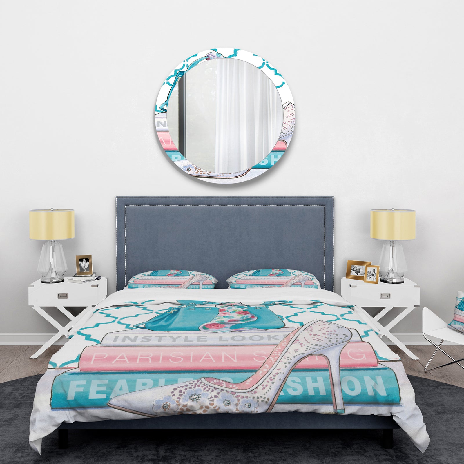 Pink Fashion high heels IV - Glam Duvet Cover Set