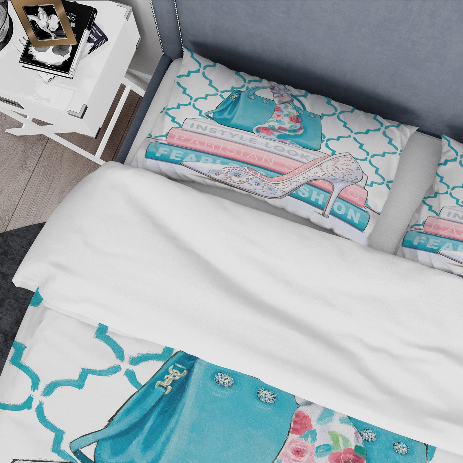 Pink Fashion high heels IV - Glam Duvet Cover Set