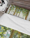 Green Forest Study - Farmhouse Duvet Cover Set