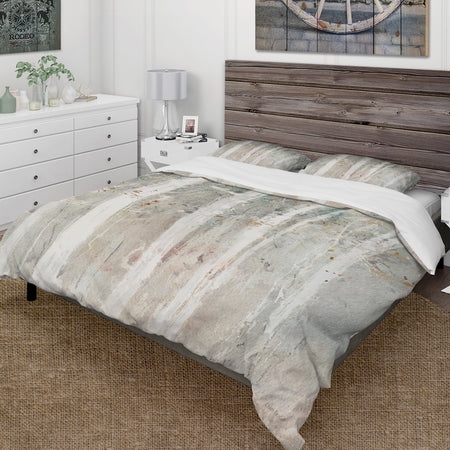 A Woodland Walk into the Forest V - Farmhouse Duvet Cover Set