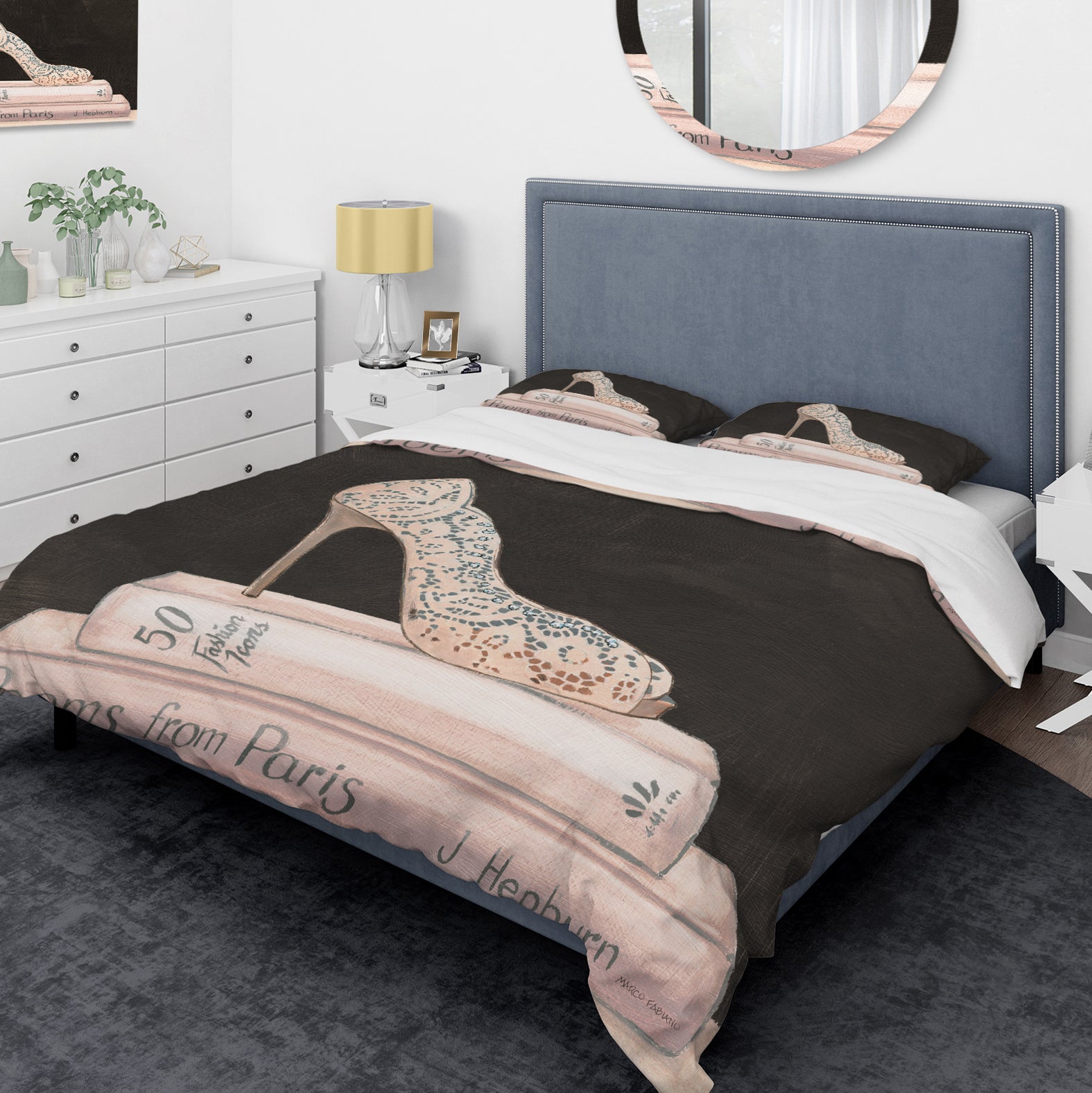 Pink Fashion & Glam high heels I - Glam Duvet Cover Set