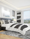 Black and White Geometric Company II - Geometric Duvet Cover Set