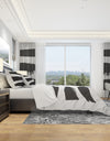 Black and White Geometric Company II - Geometric Duvet Cover Set