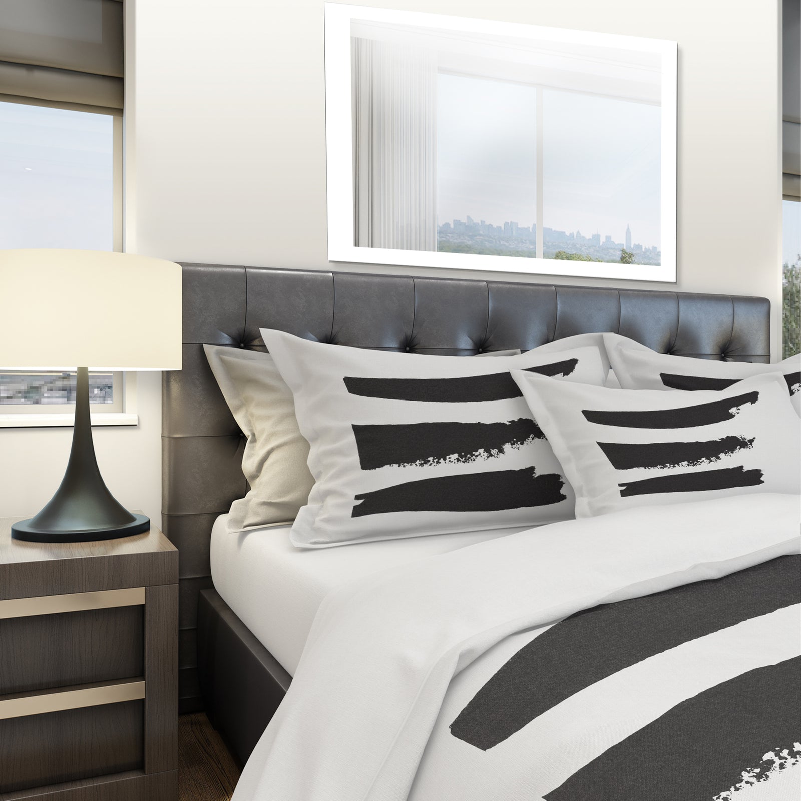 Black and White Geometric Company II - Geometric Duvet Cover Set