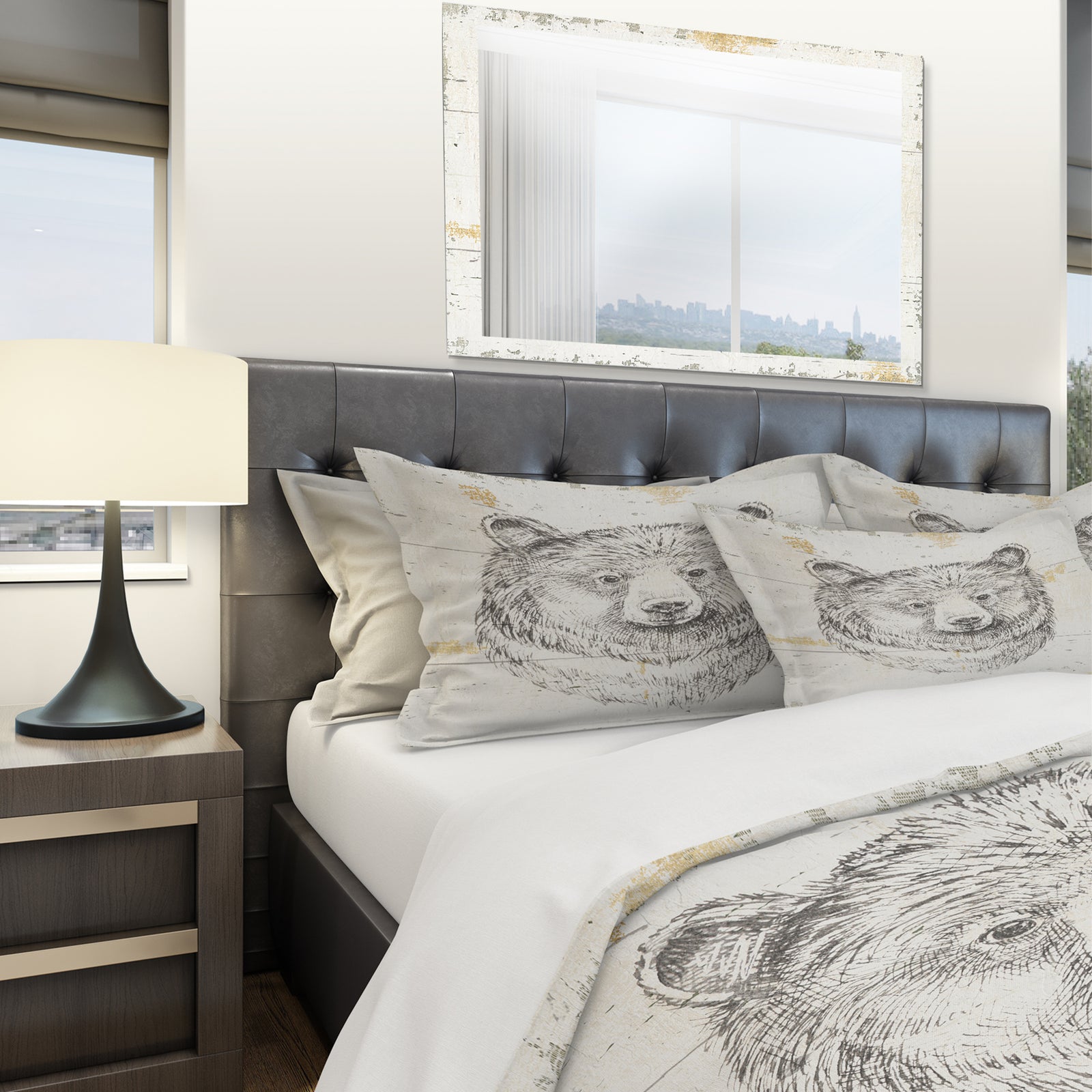 Bear Wild and Beautiful IV - Farmhouse Duvet Cover Set