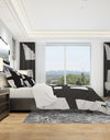 Black & White Crossing Paths II - Geometric Duvet Cover Set