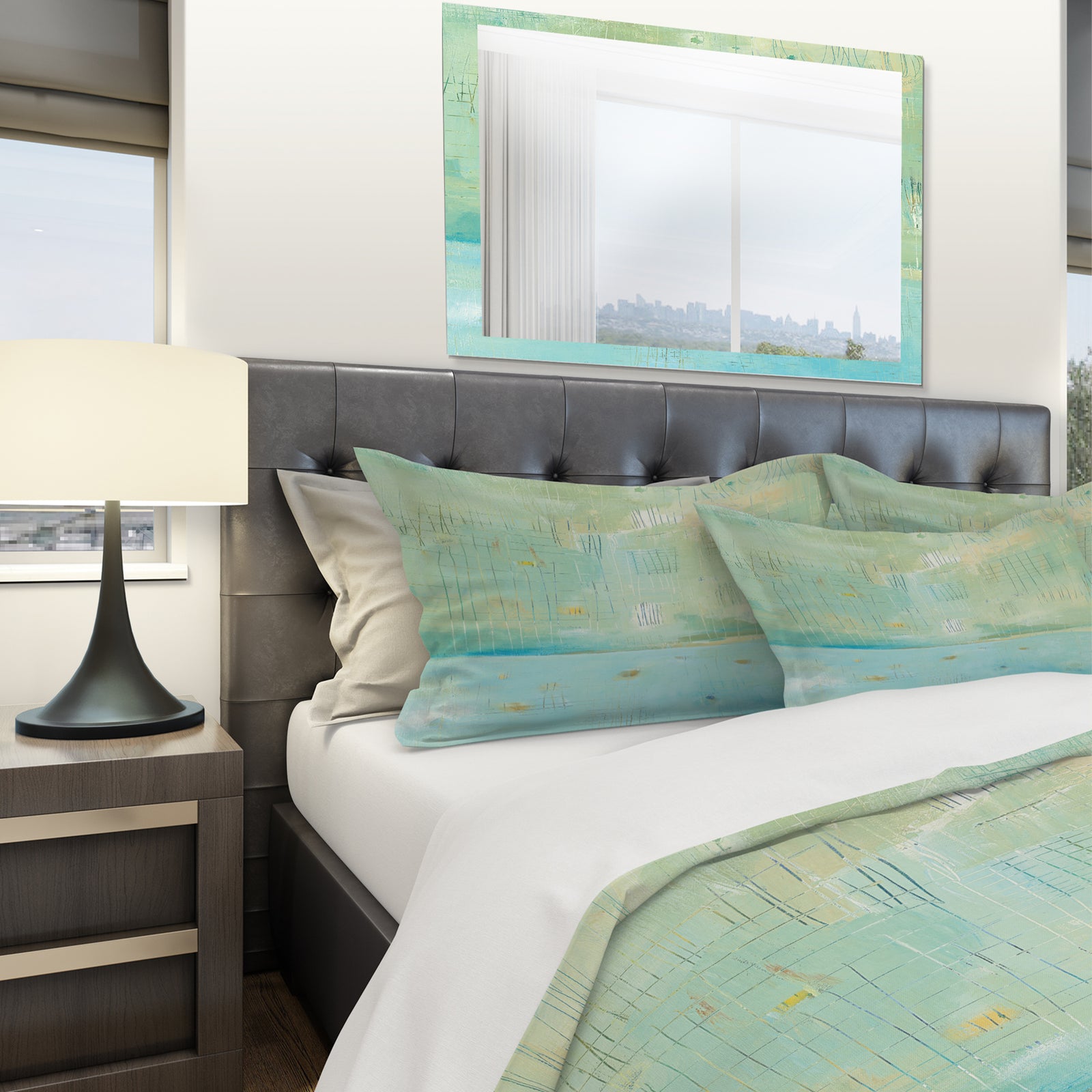 Dreaming of the Shore I - Geometric Duvet Cover Set