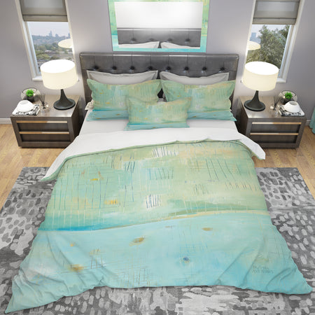 Dreaming of the Shore I - Geometric Duvet Cover Set