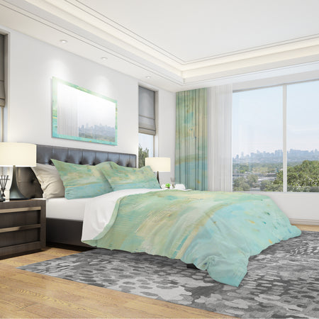 Dreaming of the Shore II - Geometric Duvet Cover Set